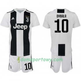 Koszulka Juventus Dybala 10 Dziecięcy Domowe Koszulki Piłkarskie 2018-2019 Krótki Rękaw